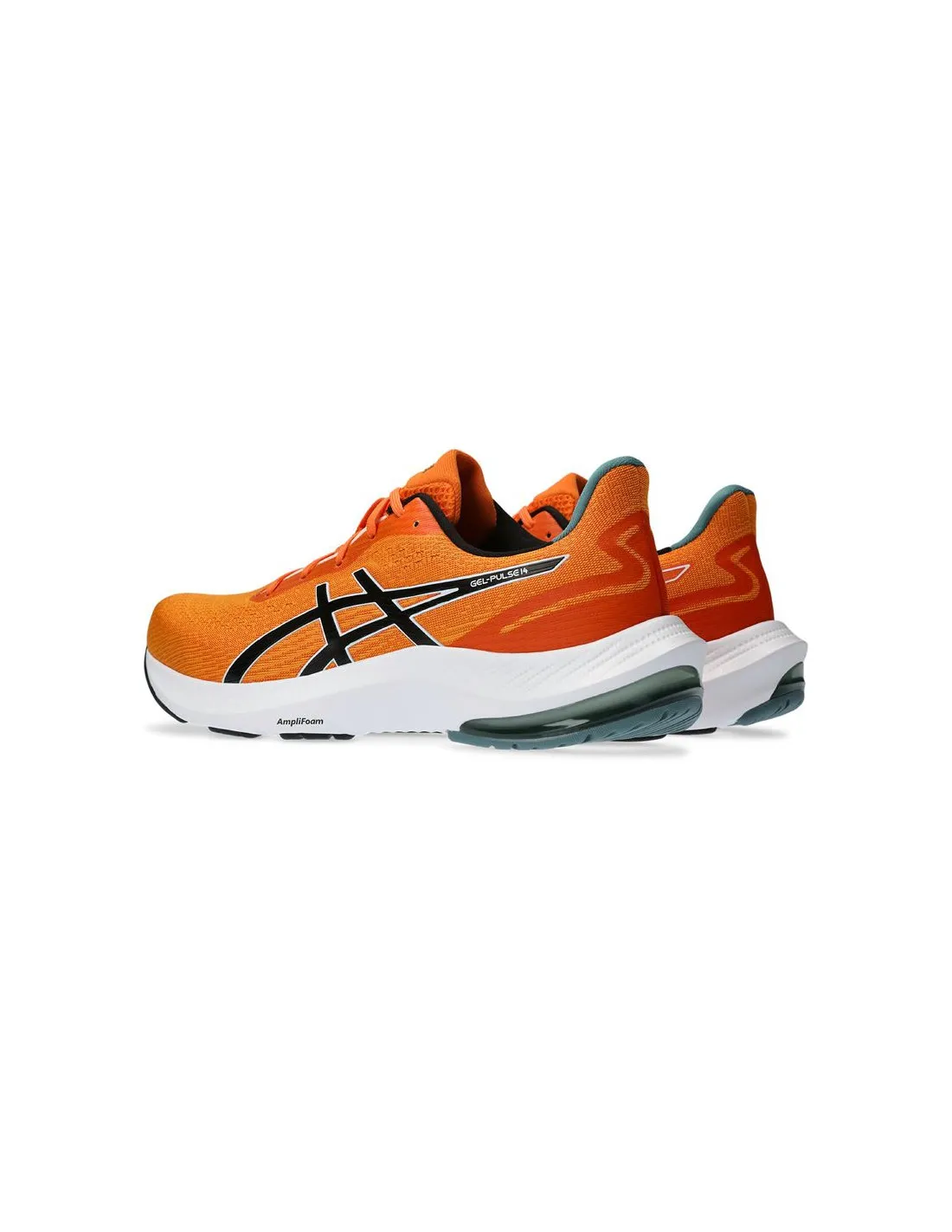 ASICS Gel-Pulse 14 Chaussures de running pour hommes Orange vif/Noir