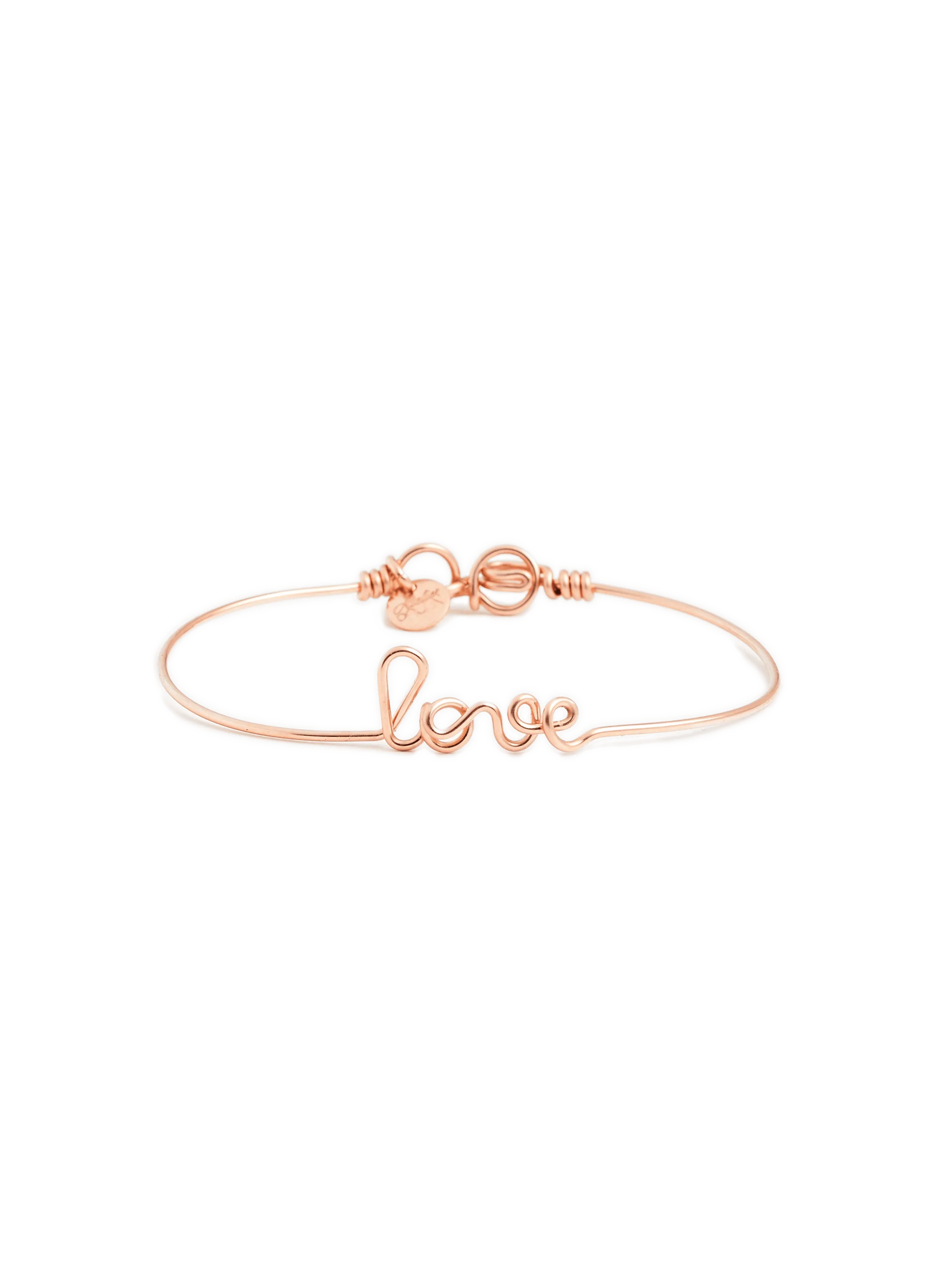 ATELIER PAULIN  Bracelet Love - Rose