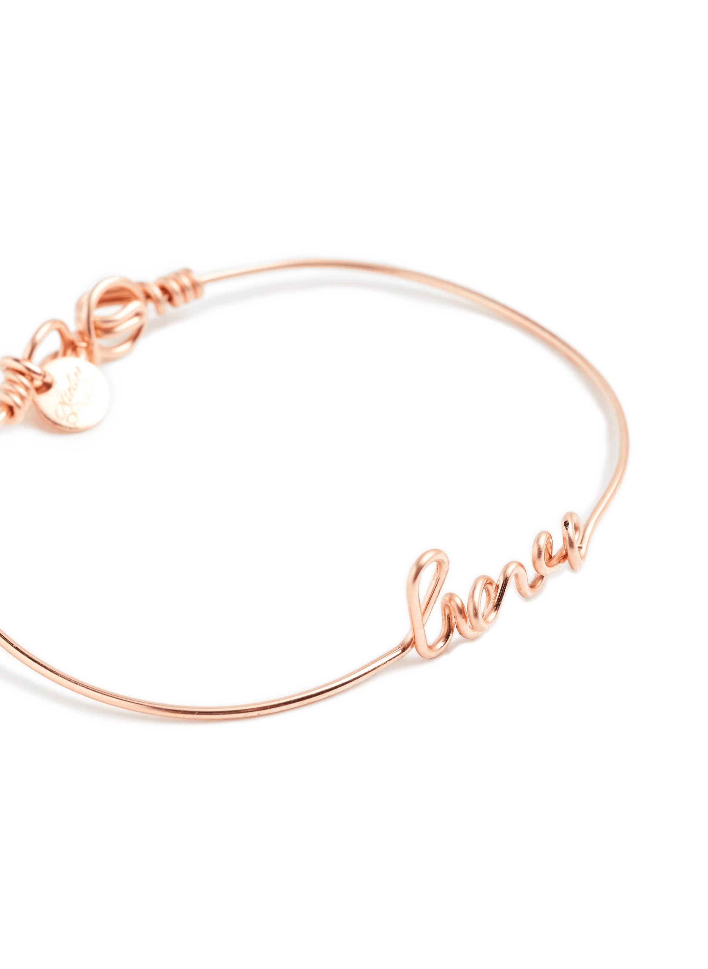 ATELIER PAULIN  Bracelet Love - Rose