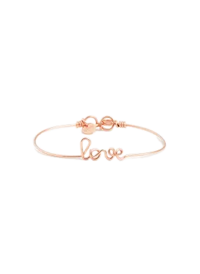 ATELIER PAULIN  Bracelet Love - Rose