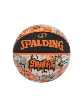 Ballon de basket Spalding Orange Graffiti Sz7 Caoutchouc