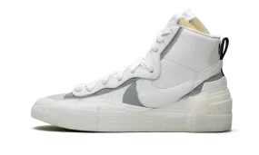 Blazer Mid Sacai White Grey