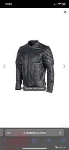 Blouson cuir moto  d'occasion Ajouté le : 22/10/2023