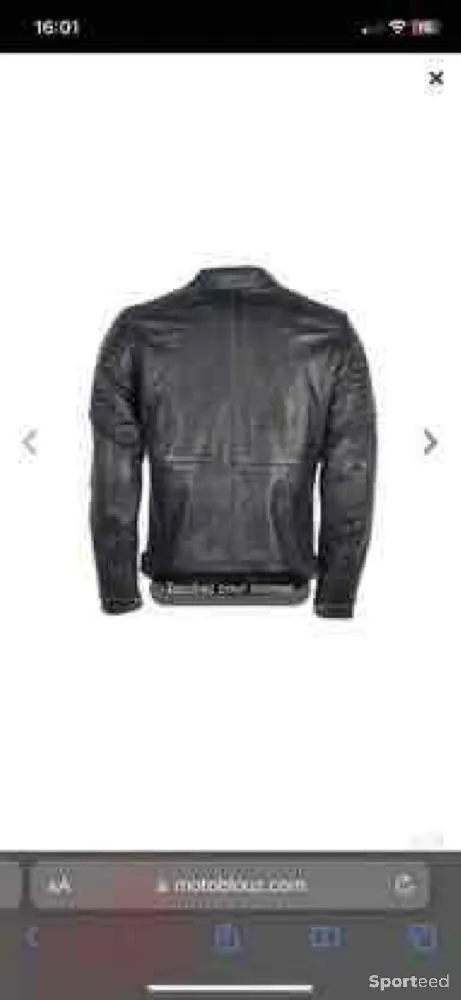 Blouson cuir moto  d'occasion Ajouté le : 22/10/2023