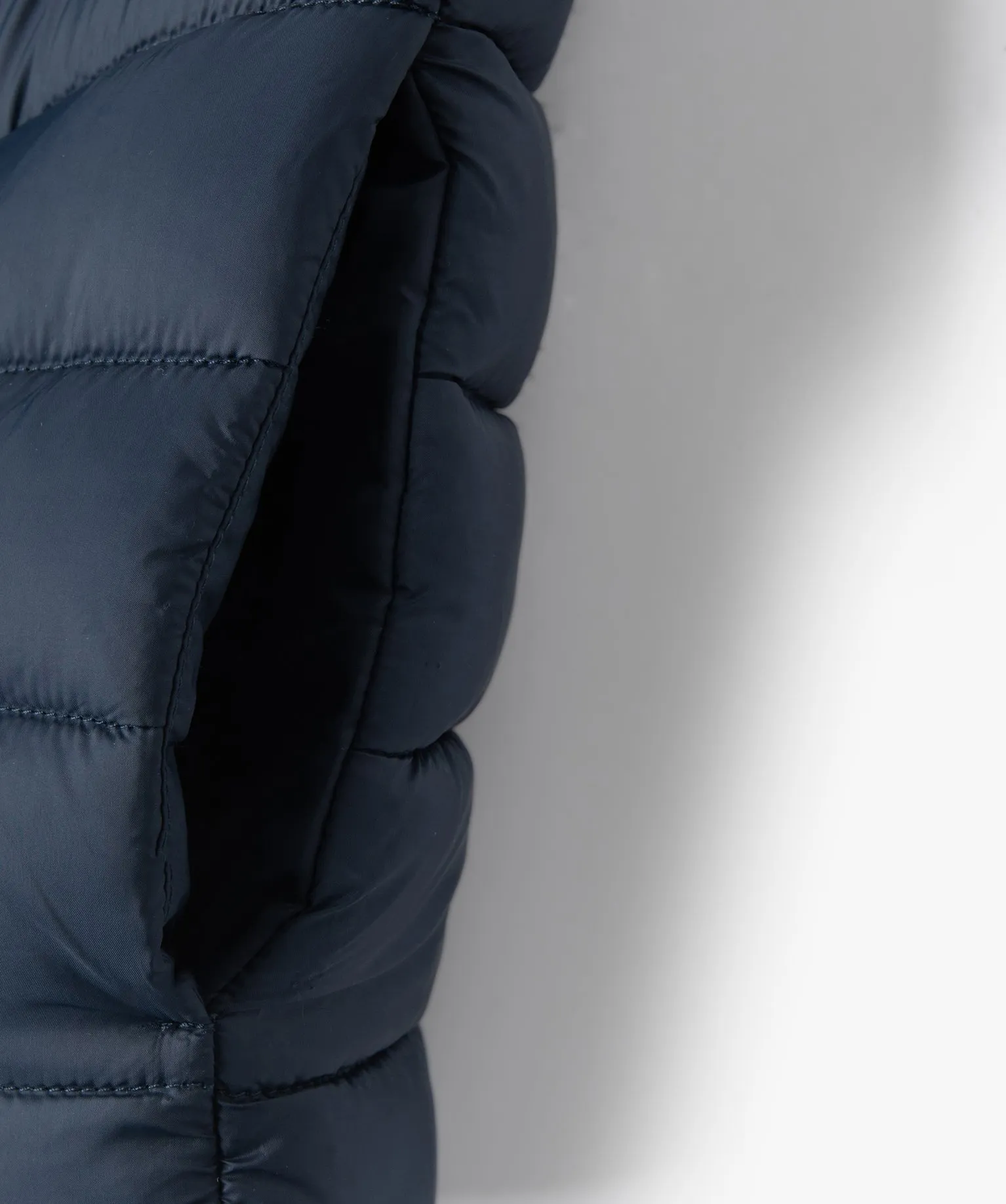 Blouson matelassé sans manches garçon marine