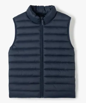 Blouson matelassé sans manches garçon marine