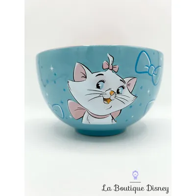 Bol Marie Portrait Les Aristochats Disneyland Paris mug Disney bleu chat blanc