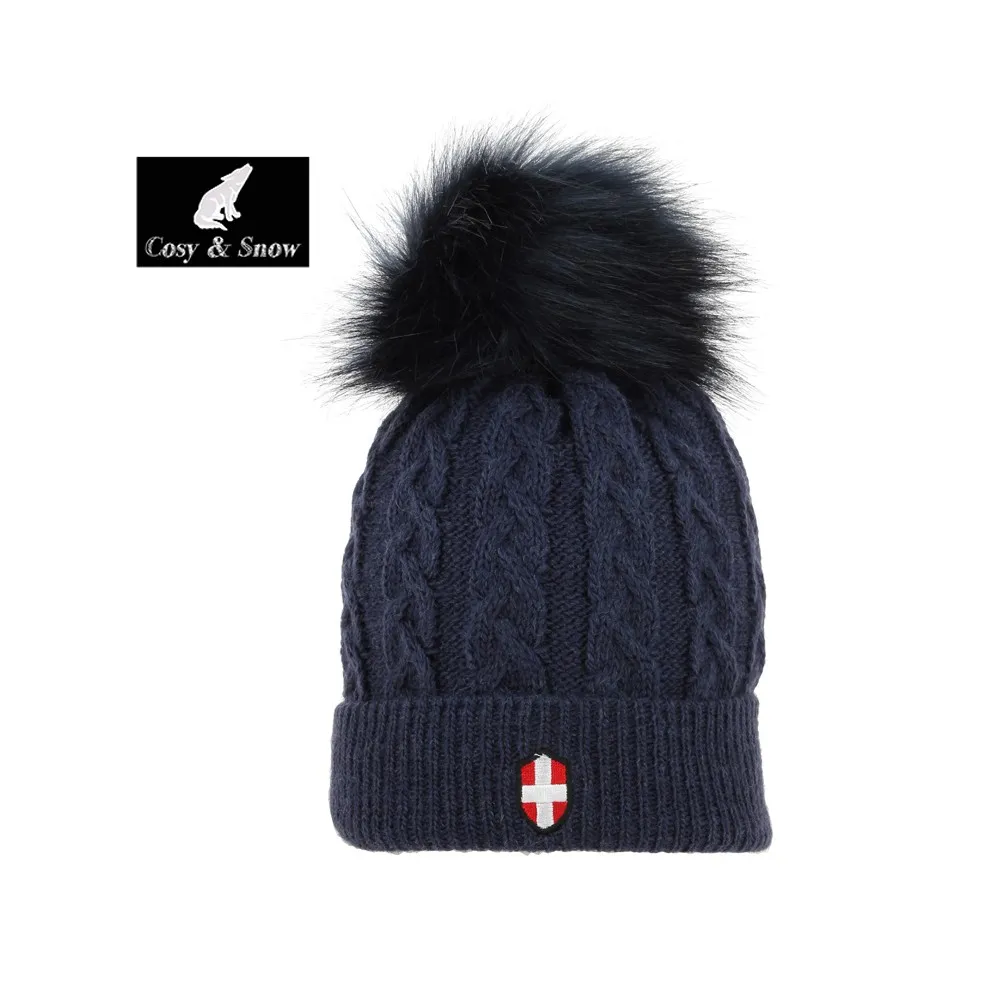 Bonnet de ski COSY & SNOW Steph Bleu marine Femme