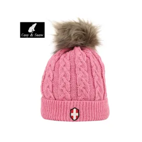 Bonnet de ski COSY & SNOW Steph Vieux Rose Femme