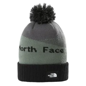 bonnet the north face RECYCLED POM POM TNFMGRYHTR/TNFB/LRLWRTHGN