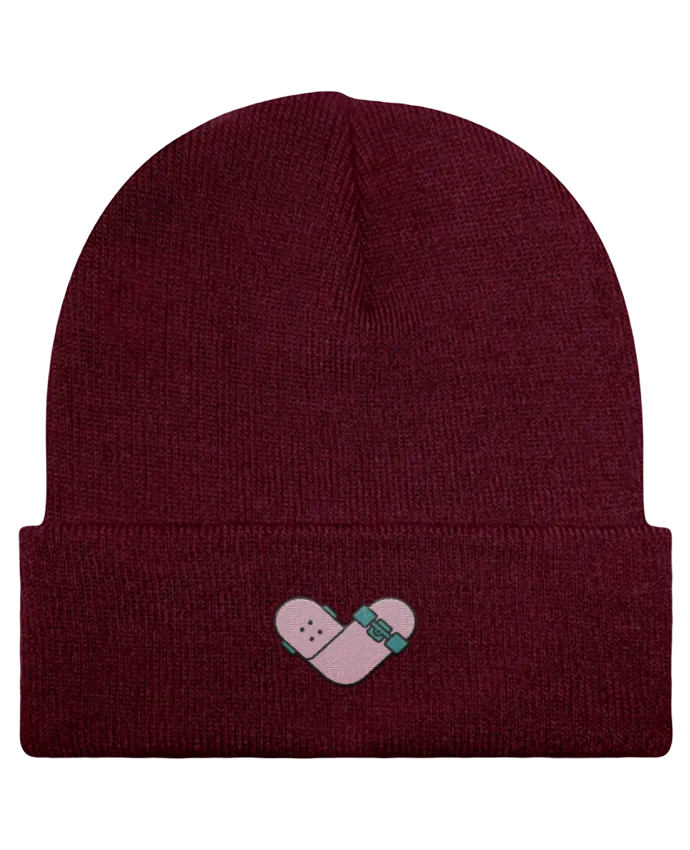 Bonnet à revers Coeur skate par tunetoo