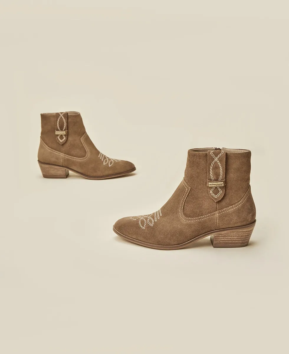 Bottines western femme LADYZ CAMEL |  Les Tropeziennes par M. Belarbi