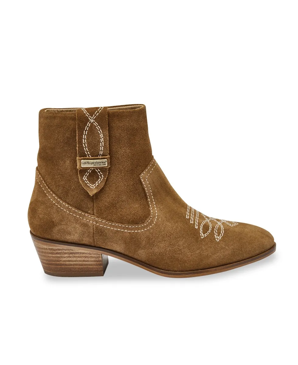 Bottines western femme LADYZ CAMEL |  Les Tropeziennes par M. Belarbi