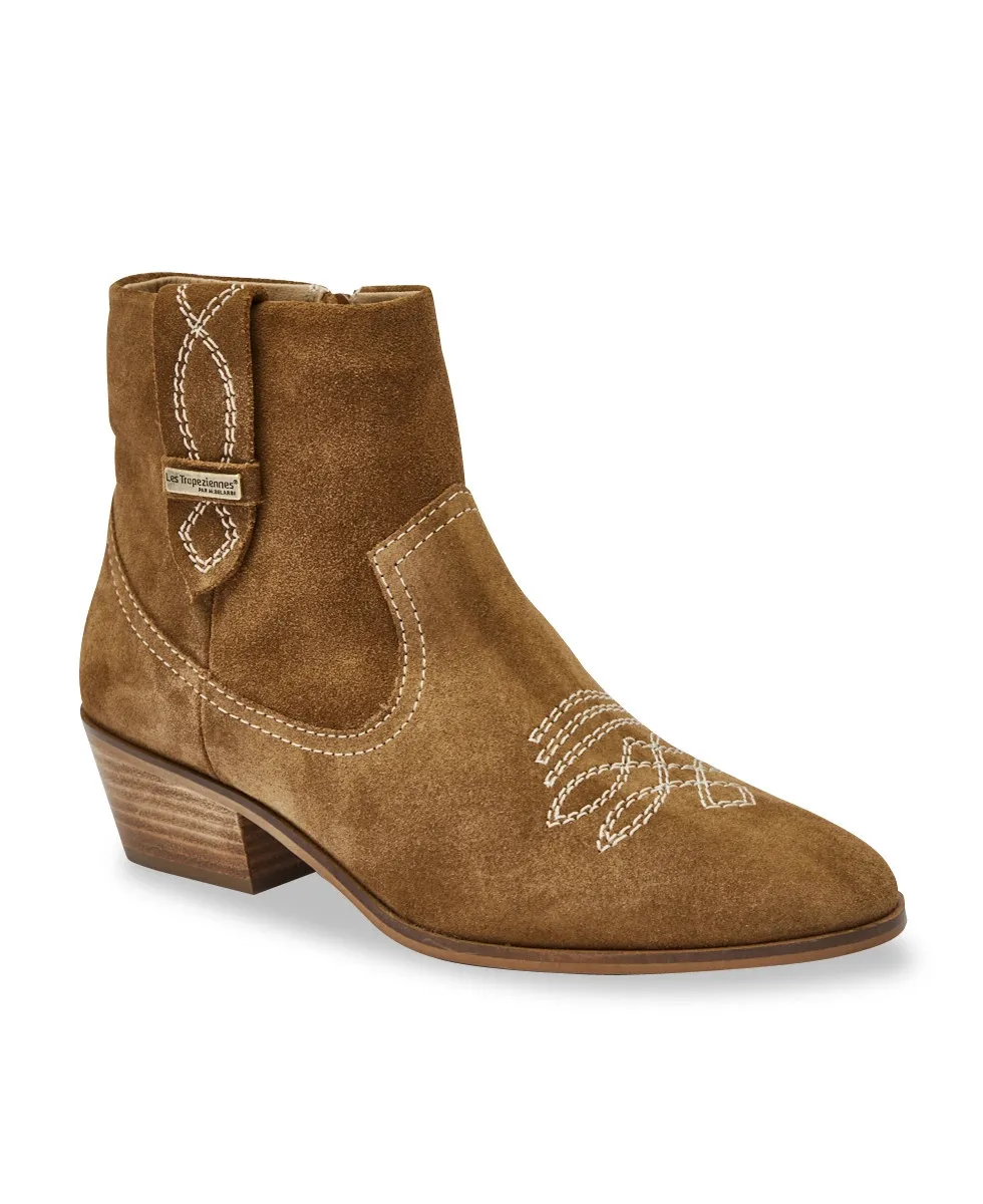 Bottines western femme LADYZ CAMEL |  Les Tropeziennes par M. Belarbi