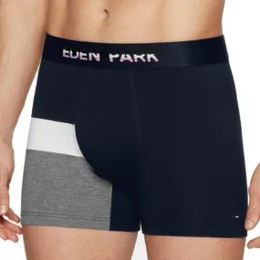 Boxer homme en coton tricolore asymétrique signé Eden Park