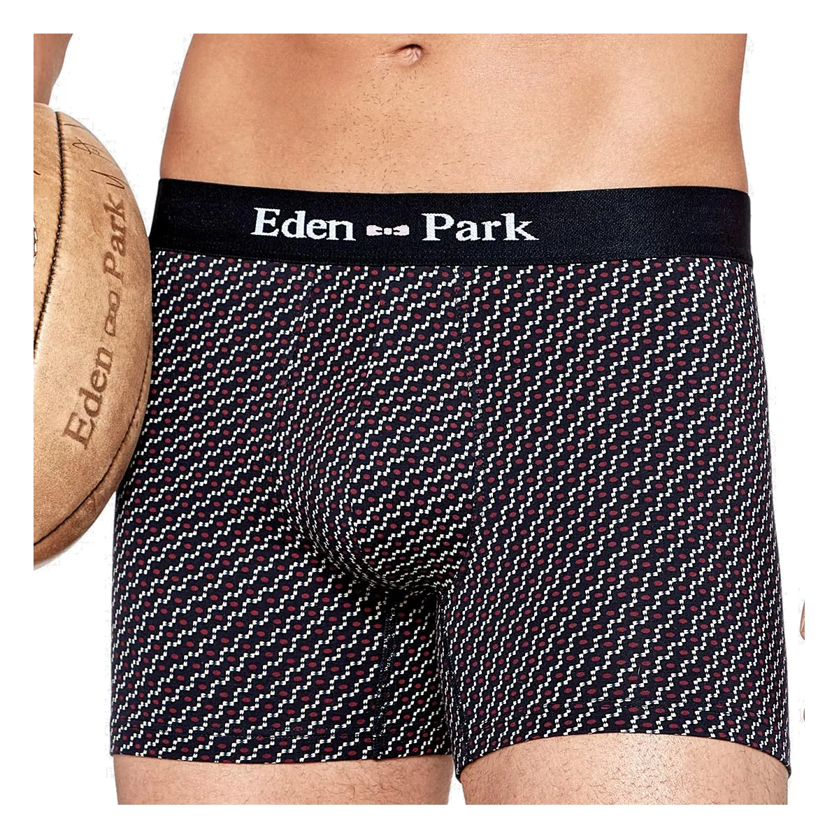 Boxer homme motifs noeuds papillon et pois signé Eden Park