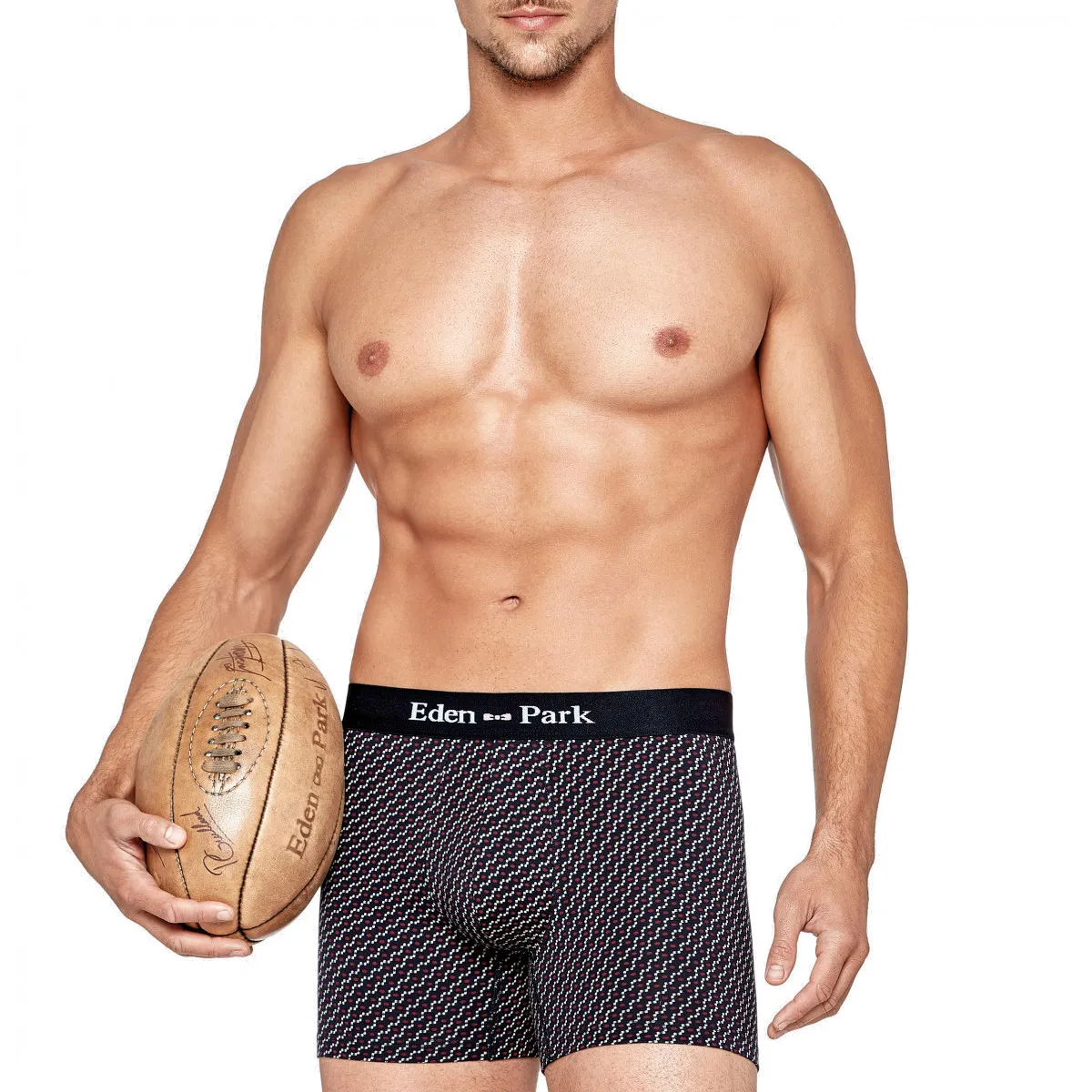 Boxer homme motifs noeuds papillon et pois signé Eden Park