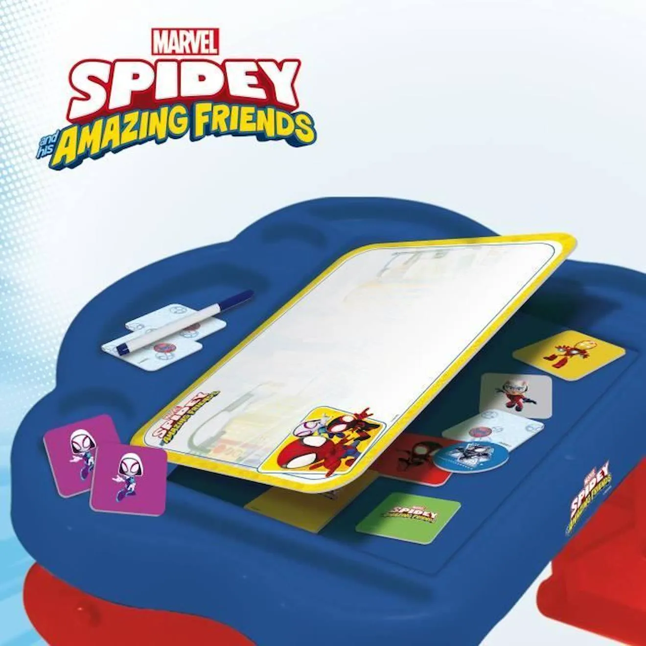 Bureau d'activités pour enfants - Spidey Super desk - Edu games - LISCIANI bleu - Lisciani Giochi