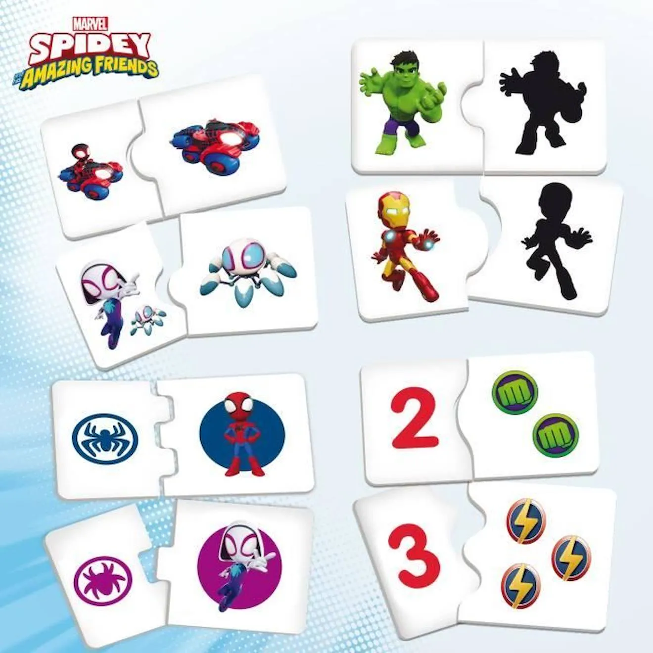 Bureau d'activités pour enfants - Spidey Super desk - Edu games - LISCIANI bleu - Lisciani Giochi