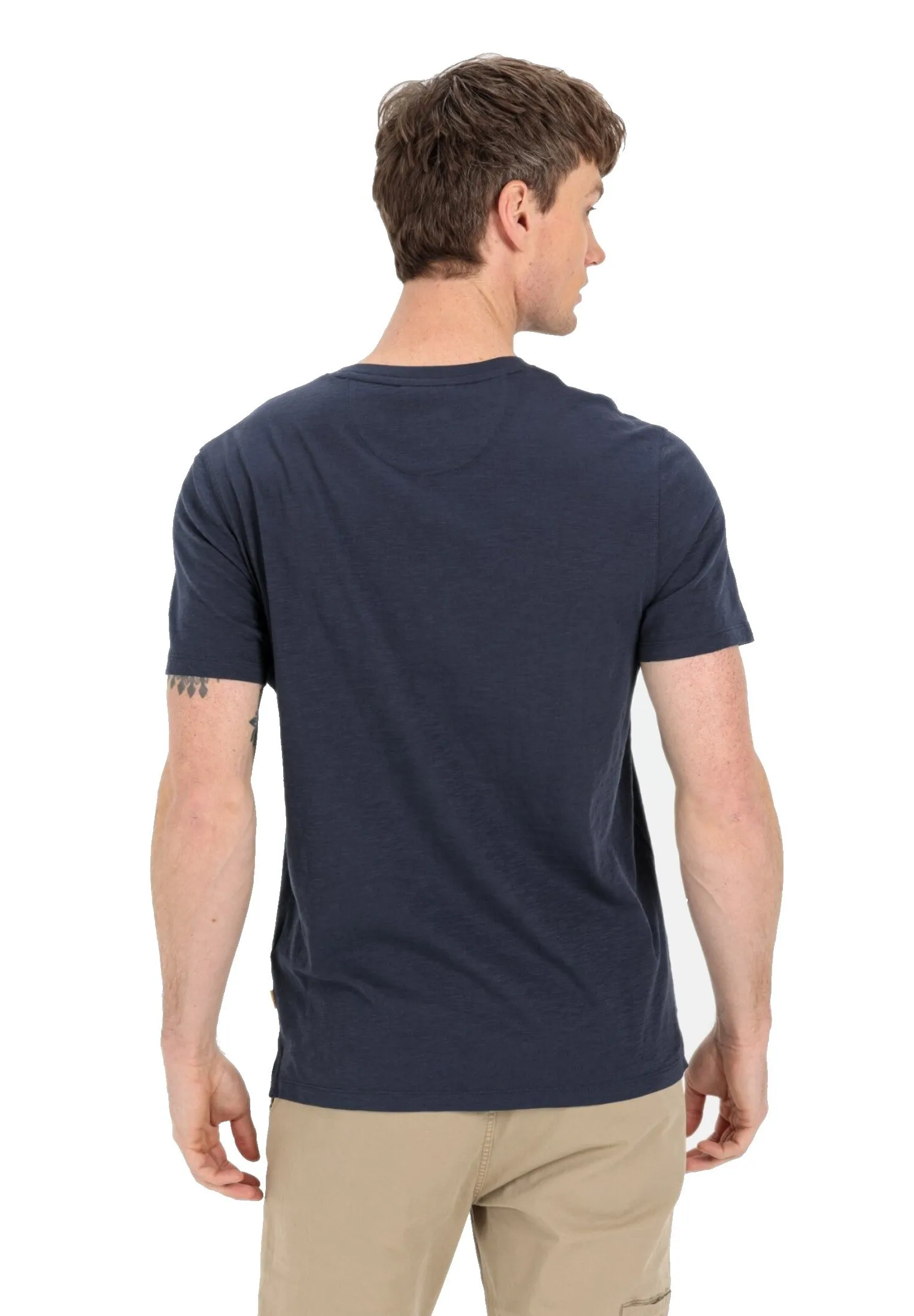 CAMEL ACTIVE TEE SHIRT BOUTON Marine