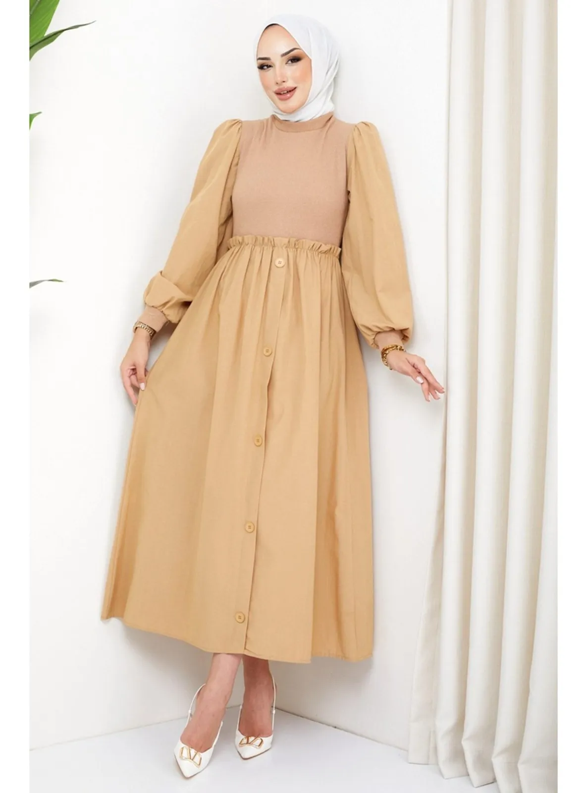 Camel - Modest Dress