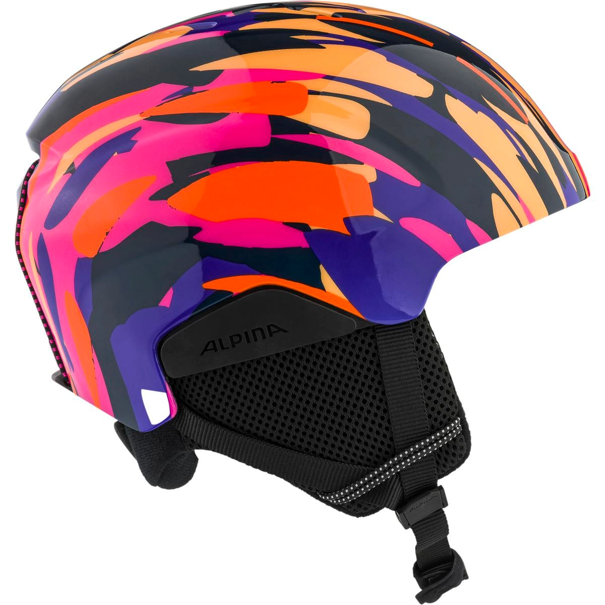 Casque de Ski Alpina Enfant Pizi Rose/Orange Blue Gloss