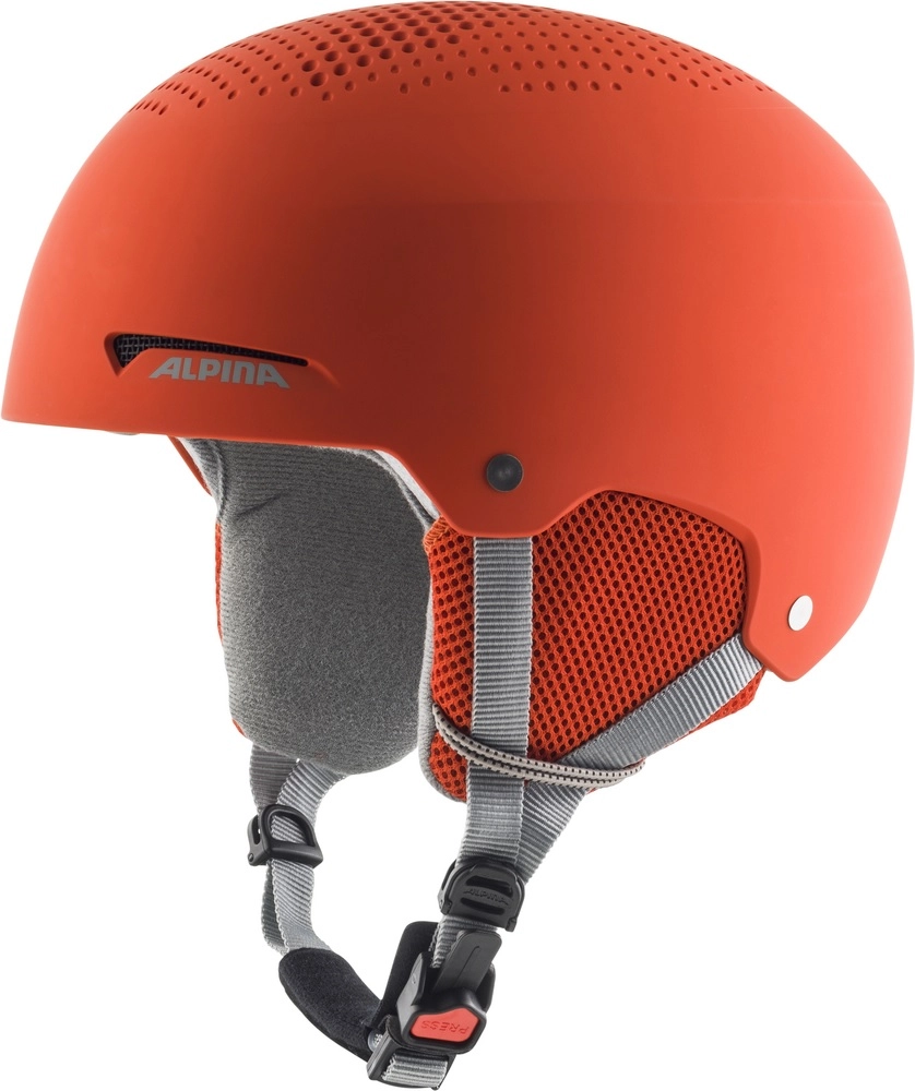 Casque de Ski Alpina Kids Zupo Pumpkin Orange Matt