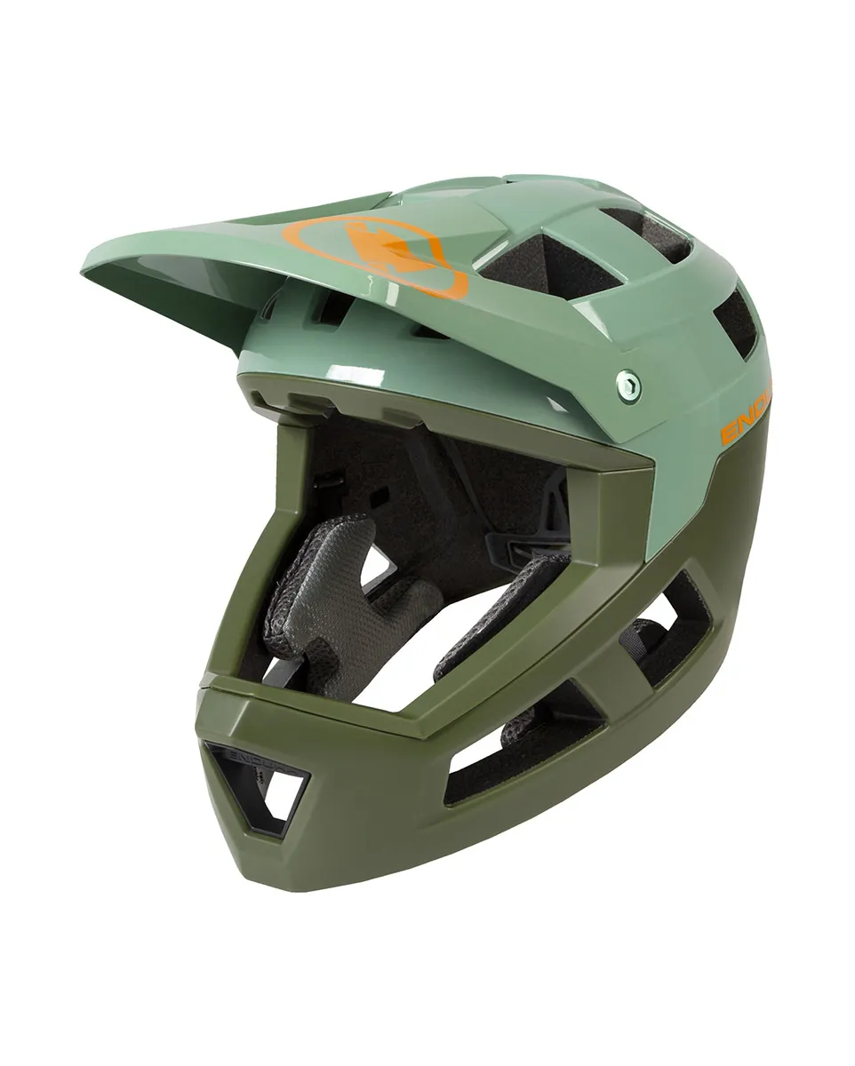 Casque VTT intégral Homme SINGLETRACK Vert Olive