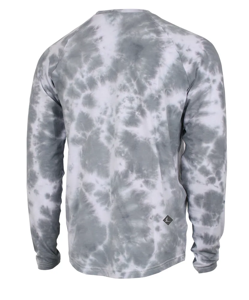 Chandail Bamboo manches LS |TIE-DYE | Homme| Gris