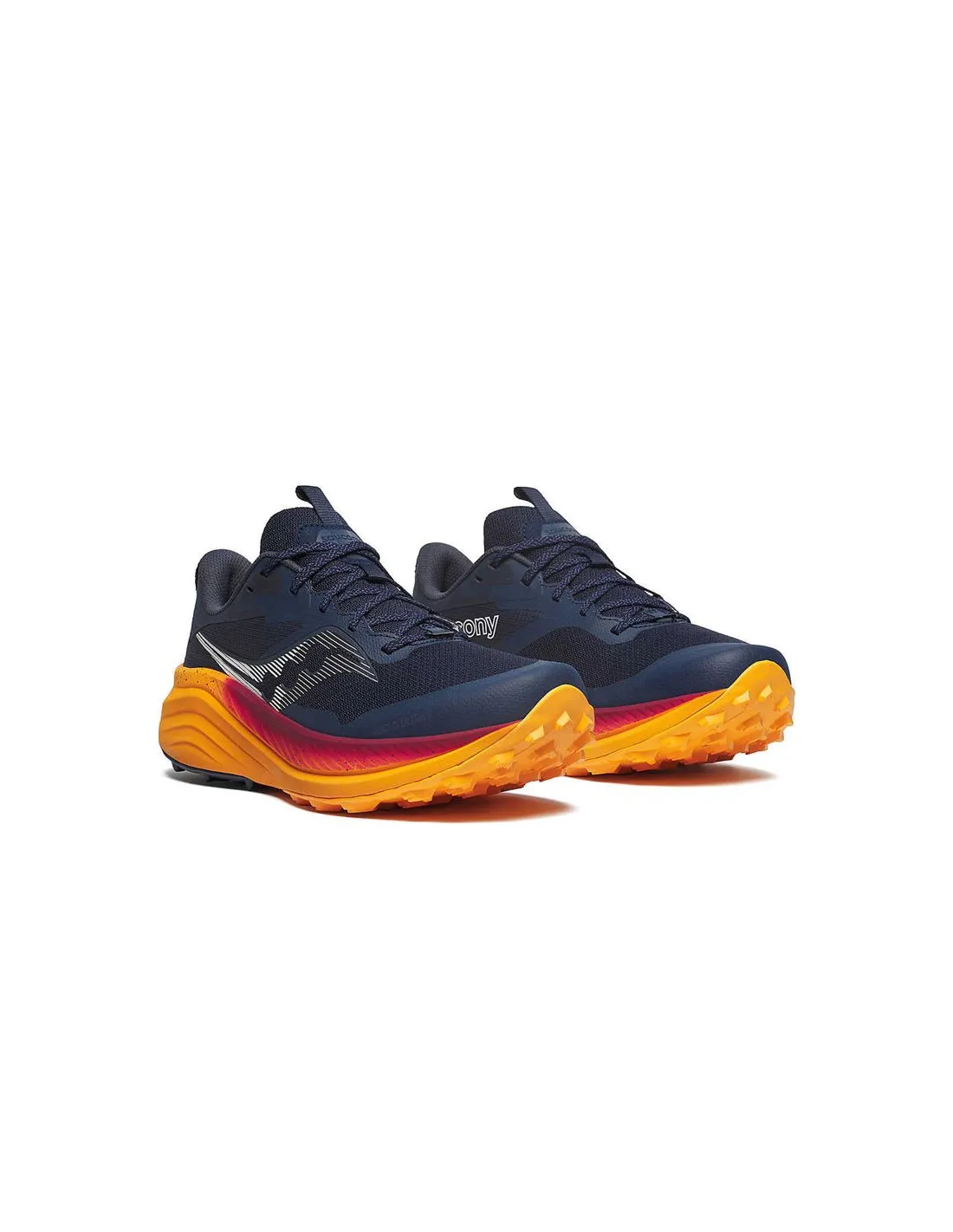 Chaussures Trail Saucony Homme by Aura Tr Gtx Orange Bleu