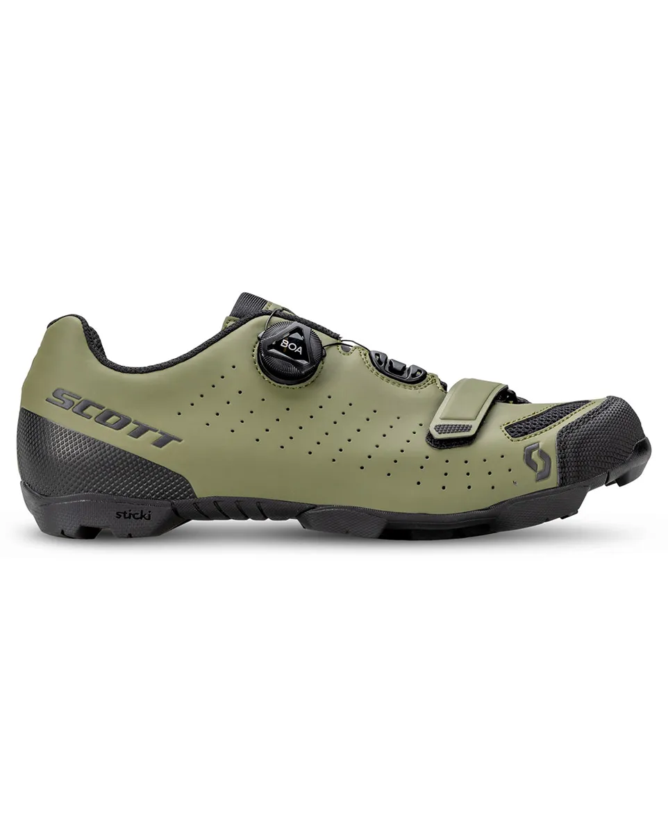 Chaussures VTT Homme MTB COMP BOA® Vert/Noir