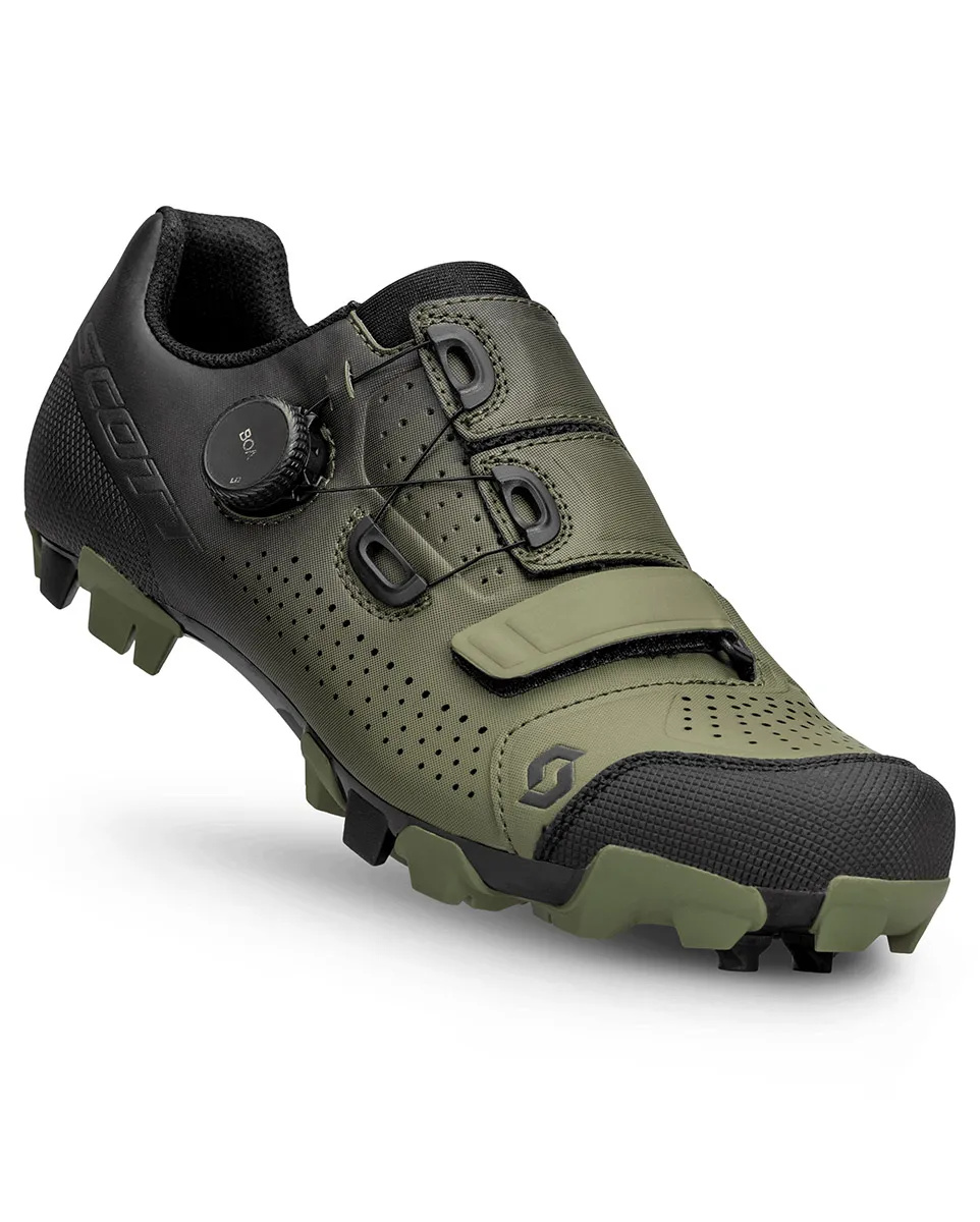 Chaussures VTT Homme MTB TEAM BOA® Vert Sapin/Noir