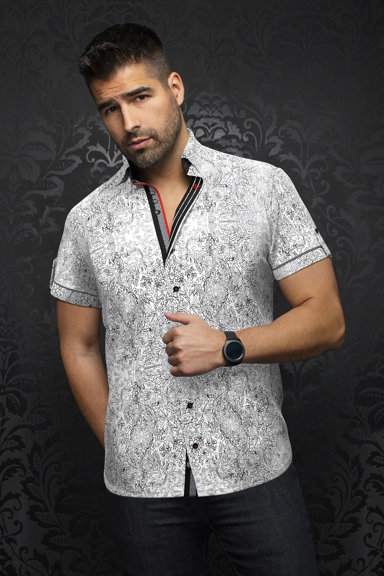 Chemise Au Noir | WAKE(SS) Blanc Noir