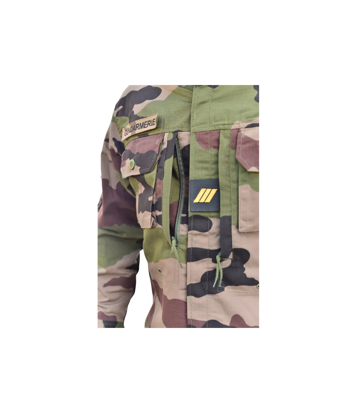 Chemise de combat militaire anti-infrarouge et moustiques camo CE ARES