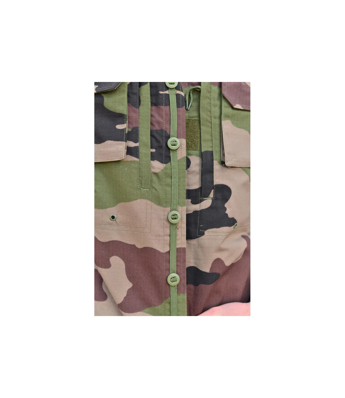 Chemise de combat militaire anti-infrarouge et moustiques camo CE ARES