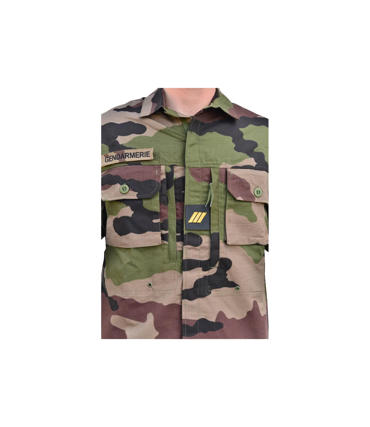 Chemise de combat militaire anti-infrarouge et moustiques camo CE ARES