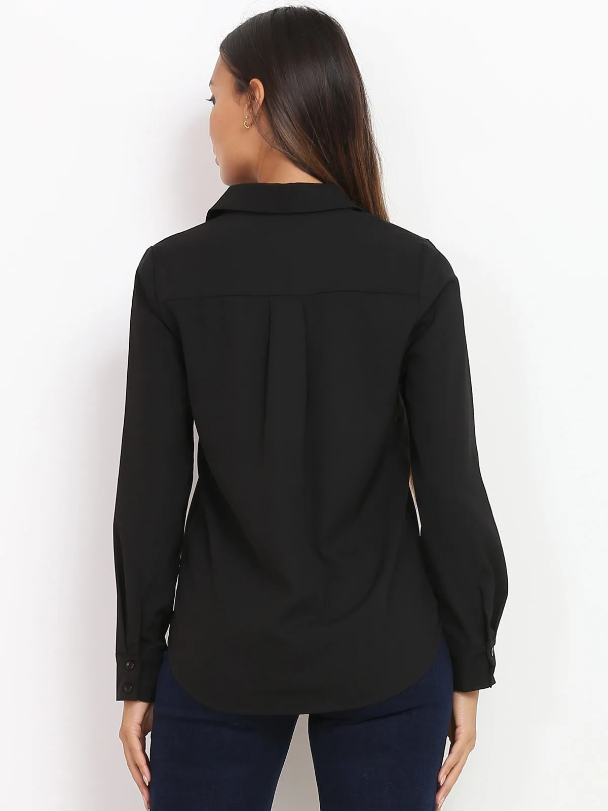 Chemise fluide- Noir