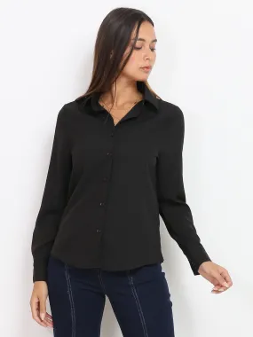 Chemise fluide- Noir