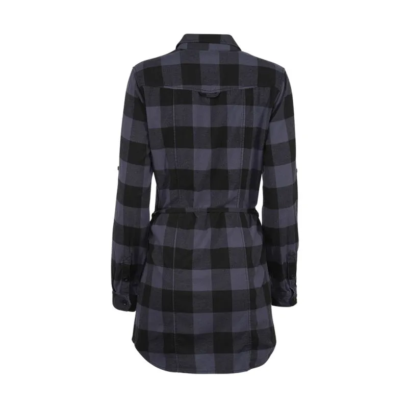 Chemise longue pour femme noir/gris - Brandit