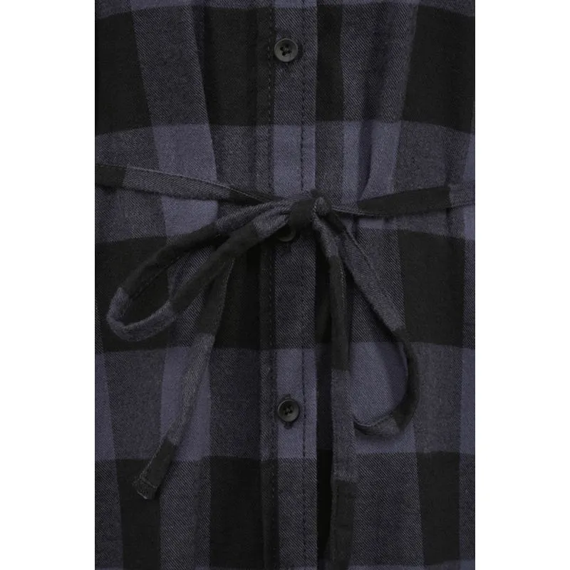 Chemise longue pour femme noir/gris - Brandit