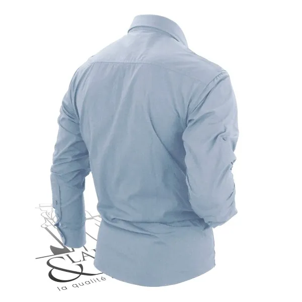 Chemise simple coupe ajustée - Largeot & Coltin