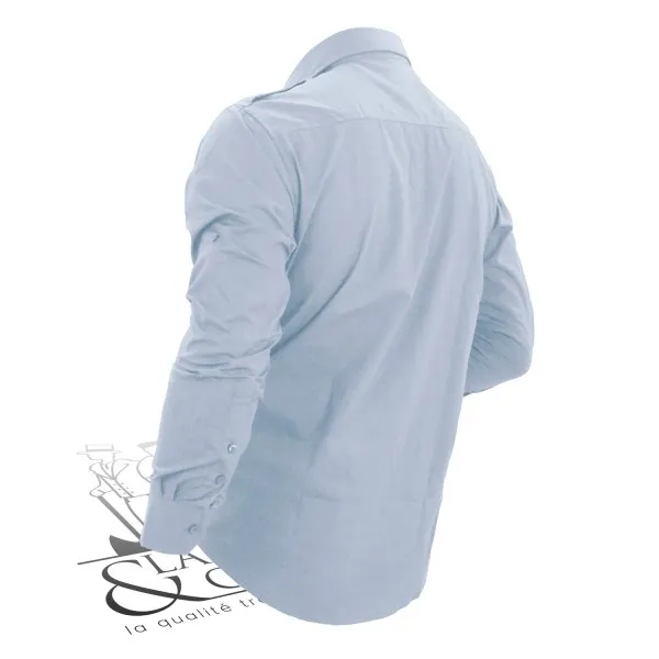 Chemise simple coupe ajustée - Largeot & Coltin