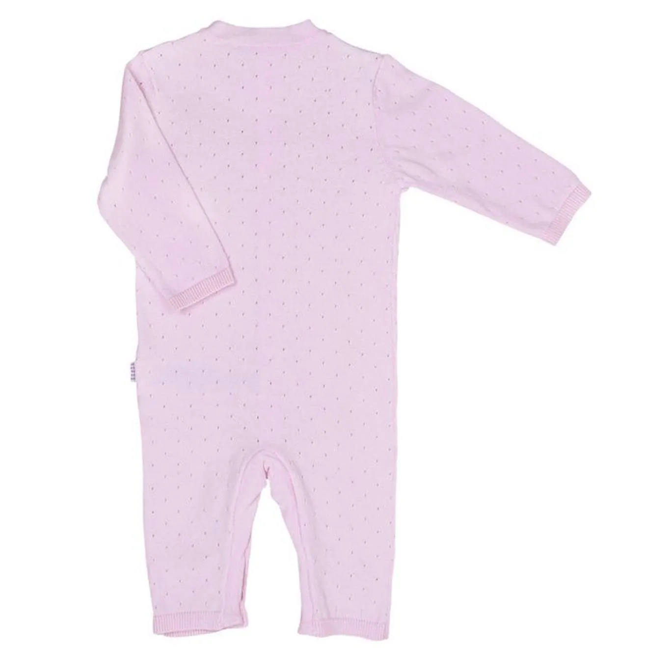 Combinaison bébé en tricot de coton bio beige - Sevira Kids