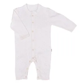 Combinaison bébé en tricot de coton bio bleu - Sevira Kids