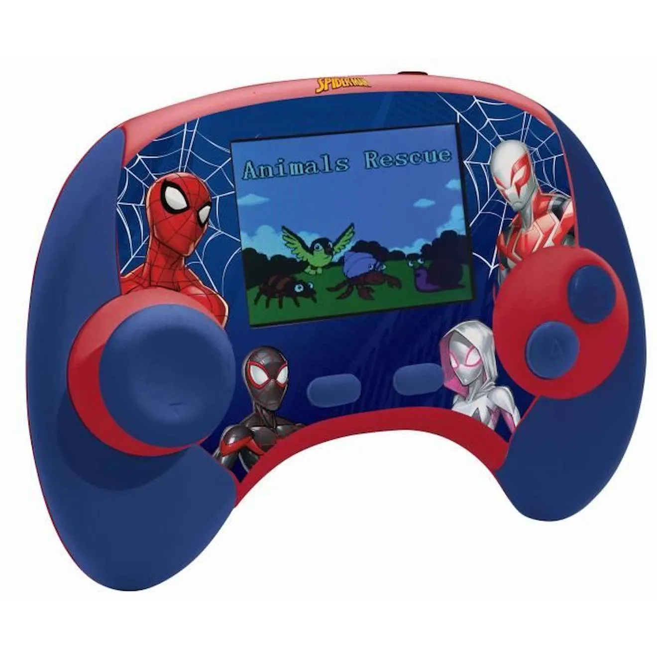 Console éducative bilingue Spider-Man avec écran LCD FR-EN bleu - Lexibook