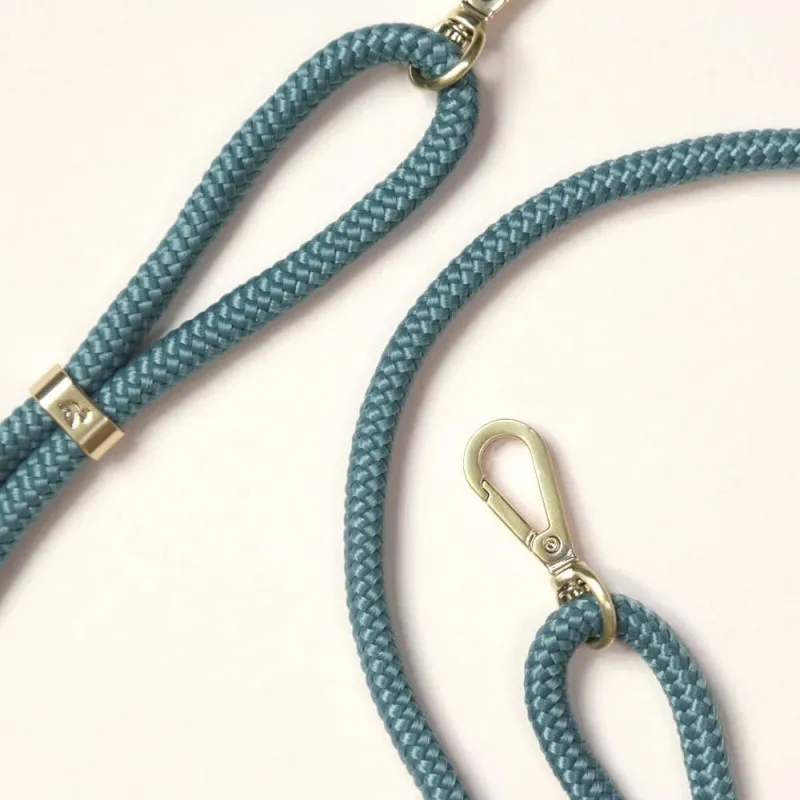 Cordon Tessa - Bleu turquoise - LOUVINI PARIS - Perlin Paon Paon