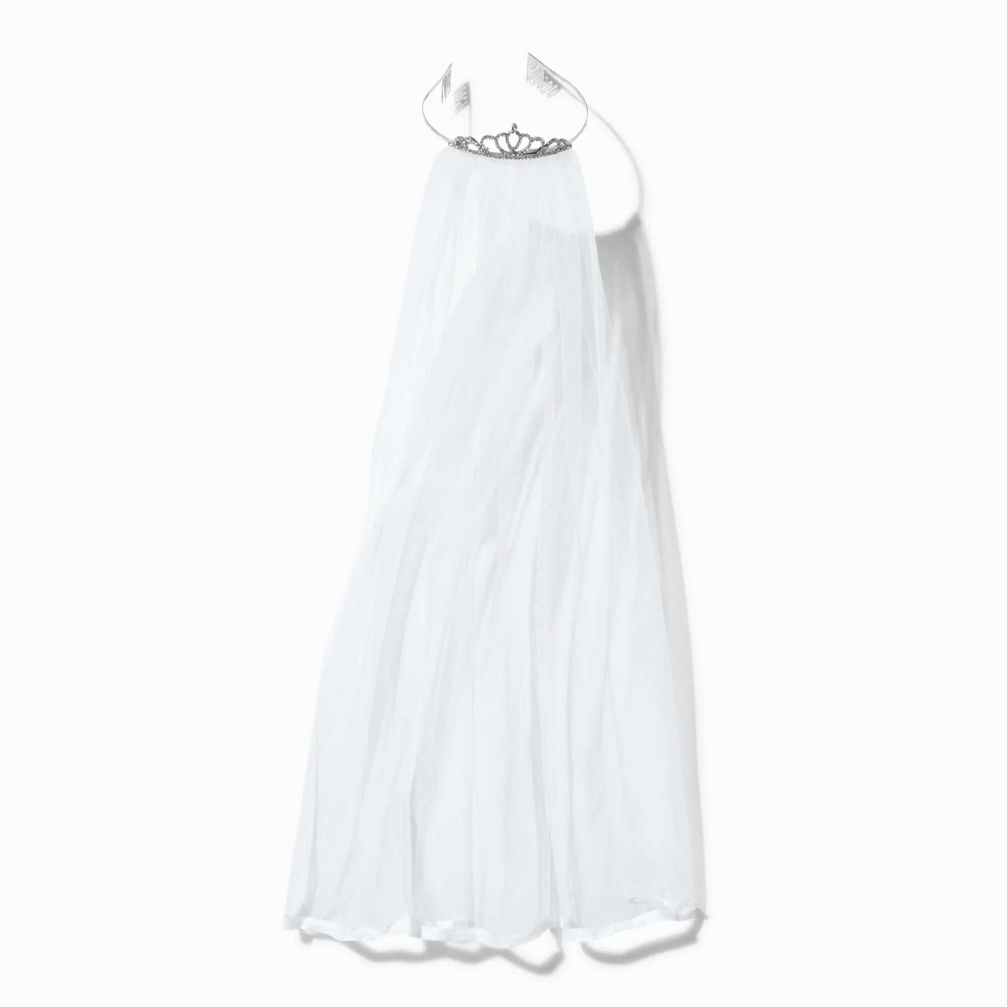 Couronne avec voile blanc pour occasion spéciale Claire's Club