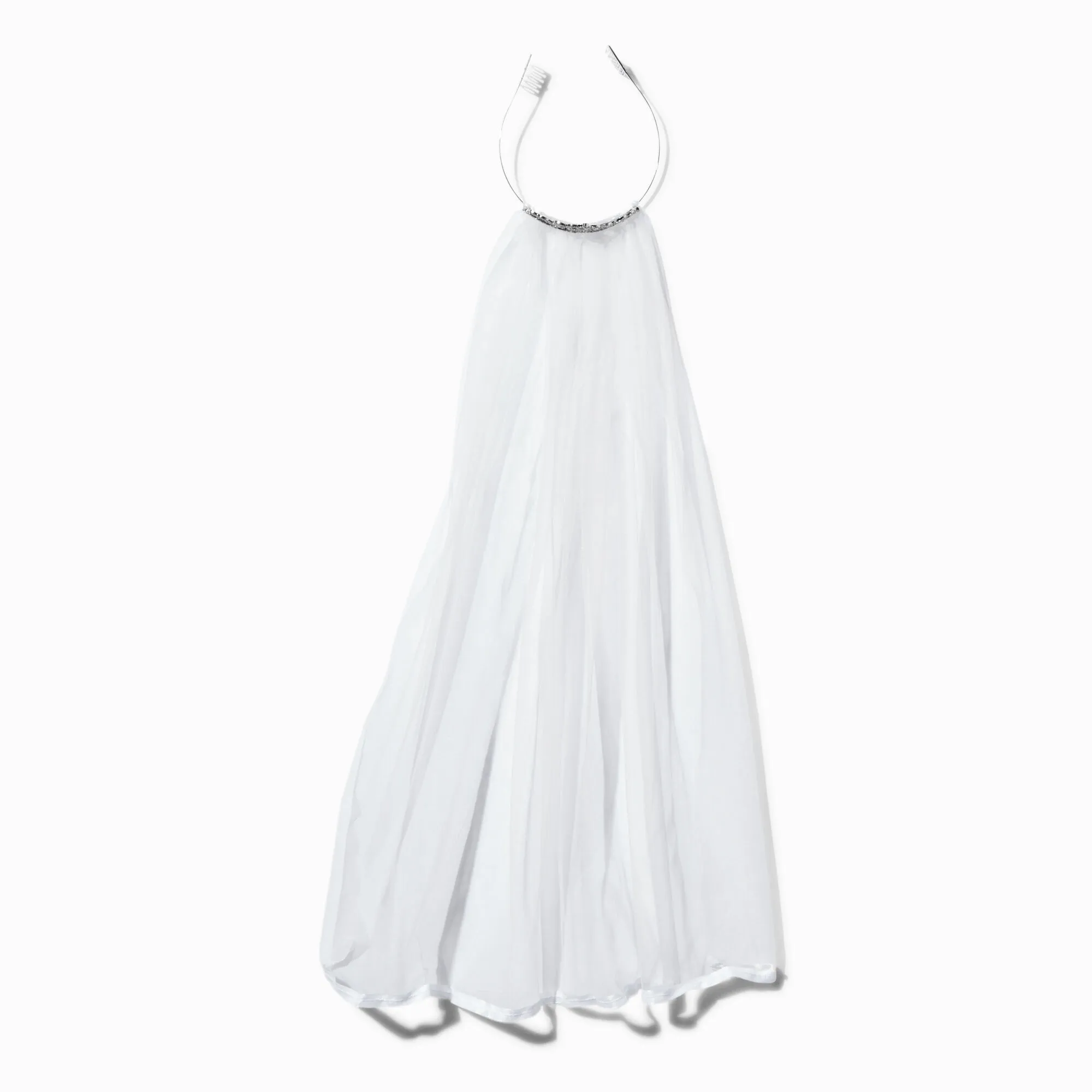 Couronne avec voile blanc pour occasion spéciale Claire's Club