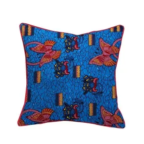 Coussin Papillon Bleu