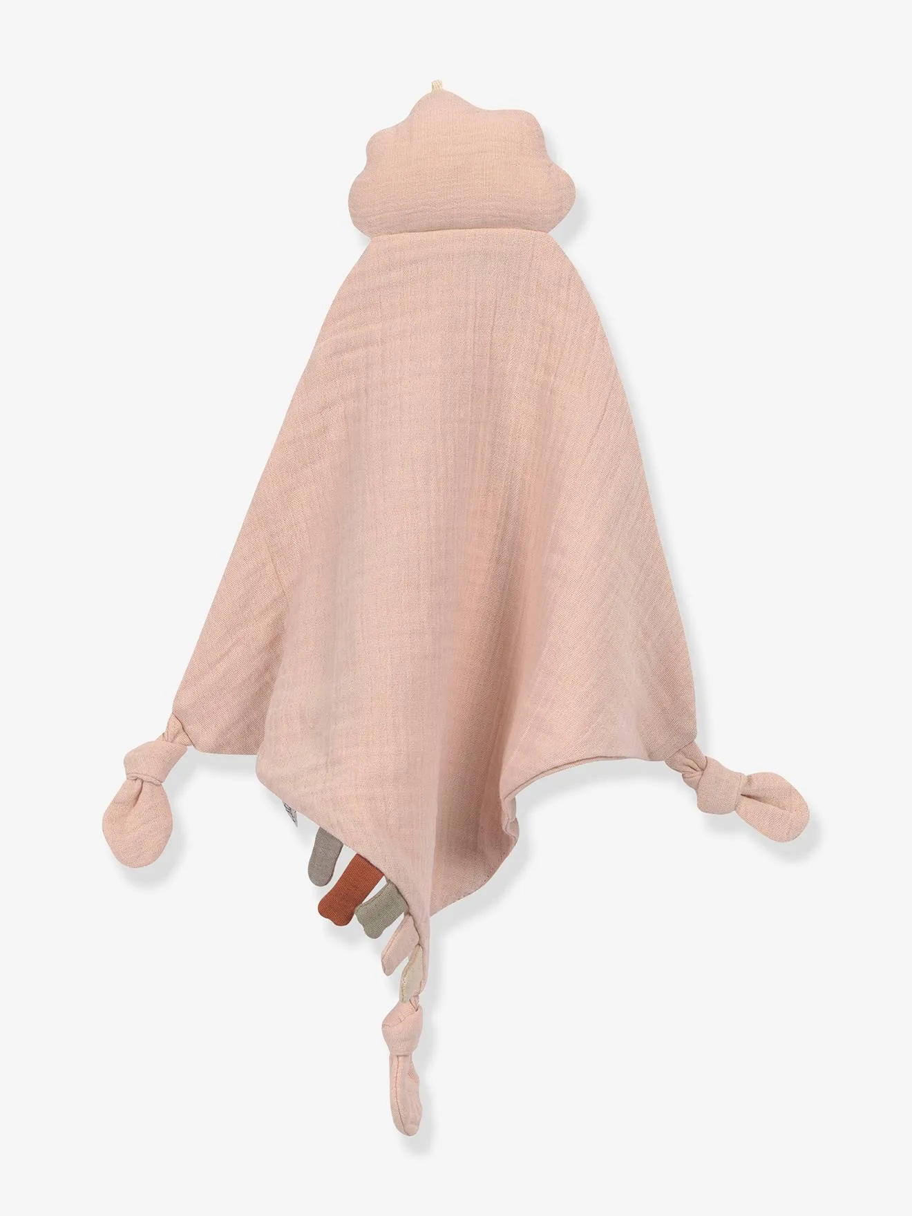 Doudou en coton bio GOTS ELHÉE rose - Lassig